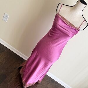 Victoria’s Secret Pink Satin Slip Dress Size XSmall
